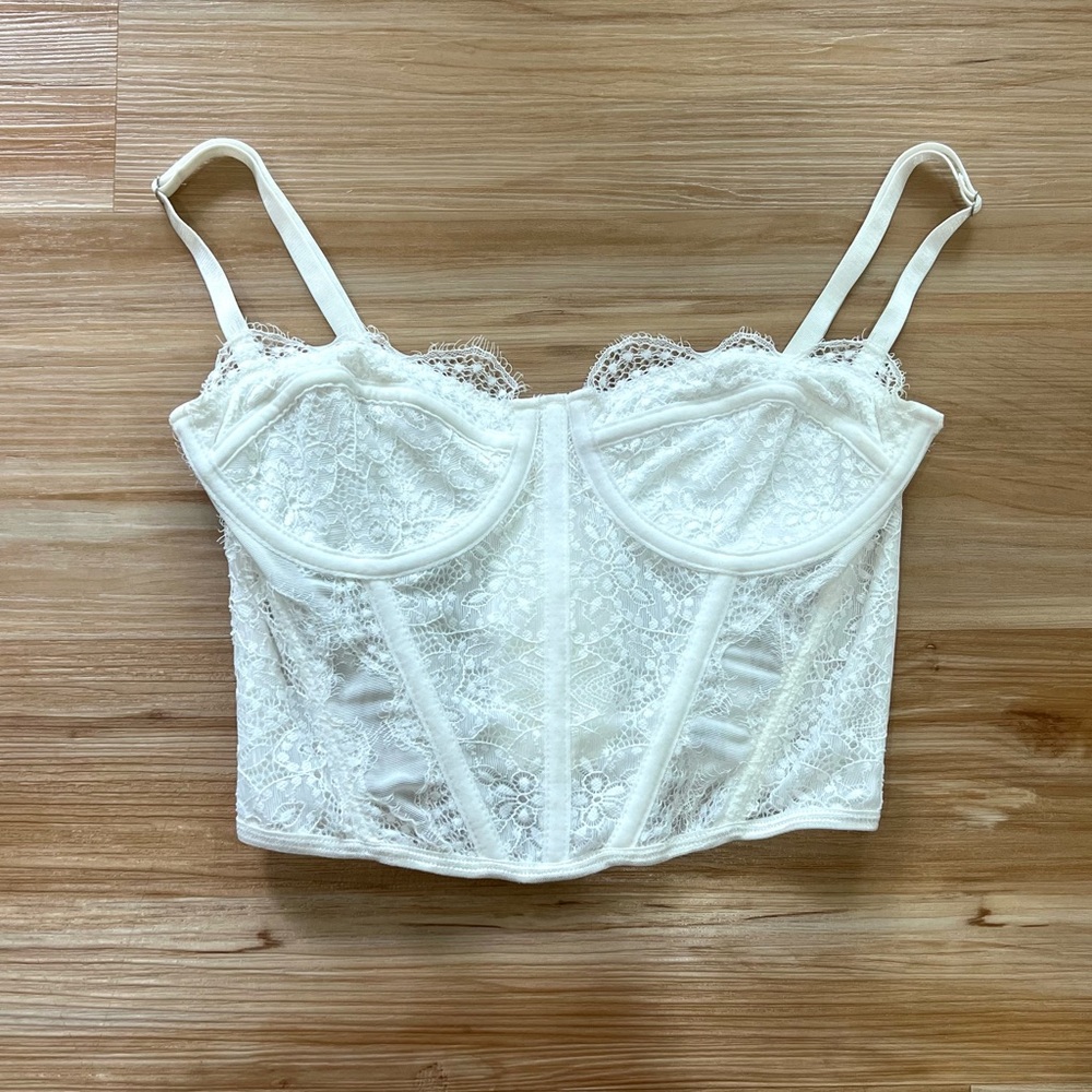 Lace corset top